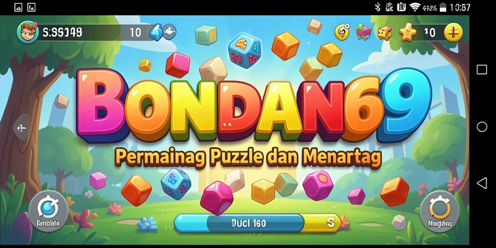 Tampilan gameplay menantang dari BONDAN69 dalam permainan Puzzle.