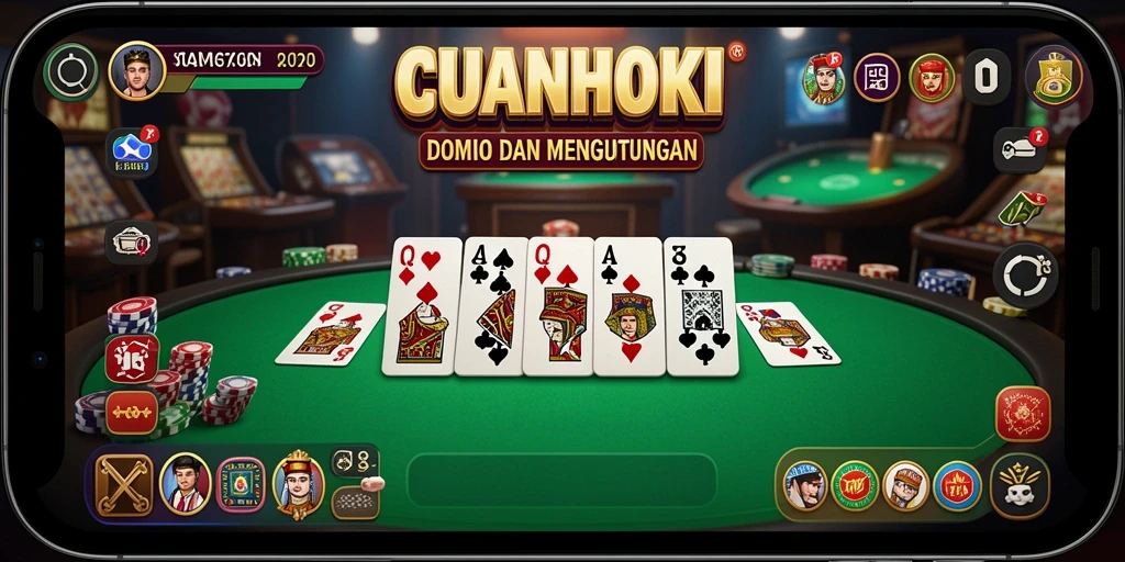 Tampilan gameplay yang menarik dan seru di CUANHOKI.