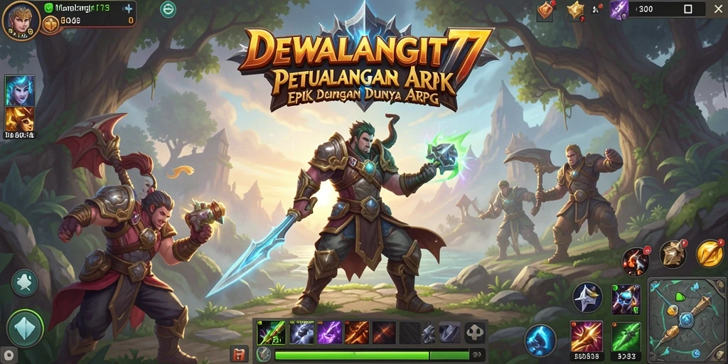 Gameplay seru dalam petualangan ARPG yang mendebarkan.