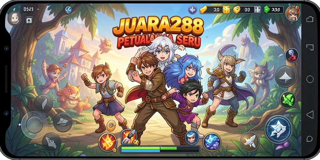 Screenshot JUARA288 menampilkan aksi seru dalam pertempuran Anime.