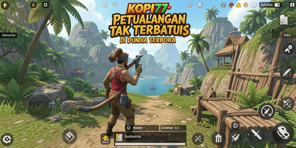 Tampilan gameplay KOPI77 yang menakjubkan di dunia terbuka.