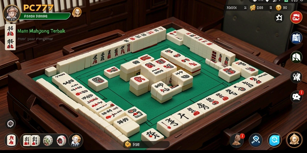 Tampilan gameplay Mahjong yang menarik dan menantang di PC777.