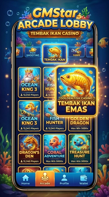 Screenshot fitur unggulan di aplikasi gmstar.